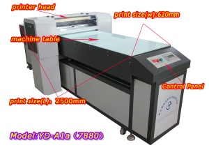 large format glass ABS UV Flatbed Digital Printer