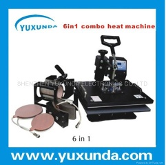 6 in 1 multifunctional combo heat press machine - YXD-6 in 1