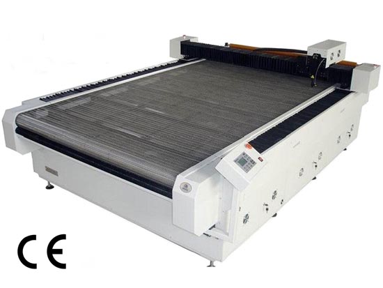 ZQ1325D Double-heads Auto-feeding Laser Cutting Bed