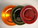 plastic plate,silver Charger Plate,Gild plate,Service Plates,Dinner Plate,lacquer plastic tray - eup061