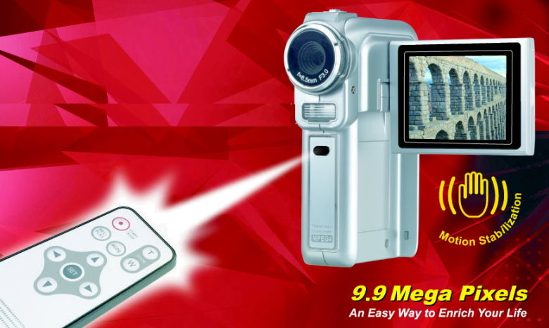 9-in-1 Digital Video Camcorder with 9.9M Pixels resolution (DV-7000+)