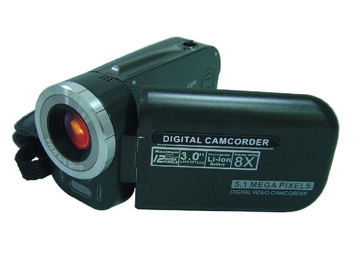 12 MP Multi-function Digital Camcorder with 3.0 inch LTPS LCD (DV-520)