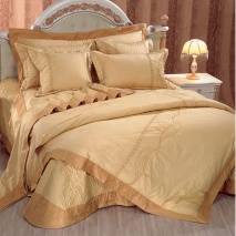 cotton embroidery comforter set 