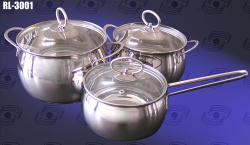 Stainless Steel Cookware 6 Set