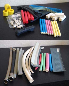 OEM Rubber Foam / Solid Extruded Parts: Auto, Industrial, Toy