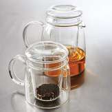 CLEAR GLASS TEAPOTS