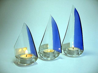 Glass Candle Holder - Glassware
