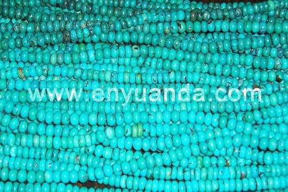 Natural turquoise abacus beads(YD07)