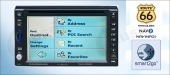 6.2-Inch Double-DIN touch screen Monitor with DVD-GPS-TV/AM/FM/Amplifier