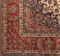 Carpet--From Central Persia Woven by Master Weaver Seirafian(1940 Isfahan)