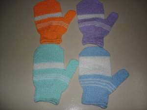 nylon bath gloves - th2