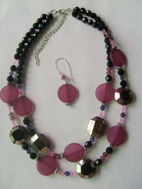 Necklace,glass necklace,necklece set