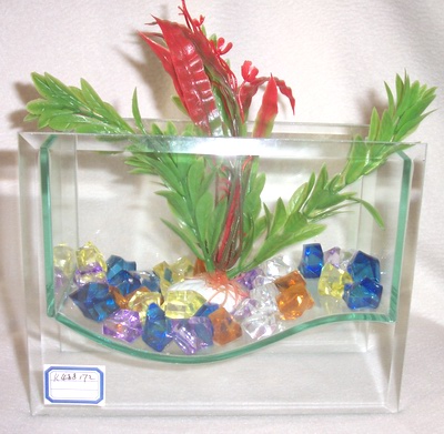 Glass aquarium