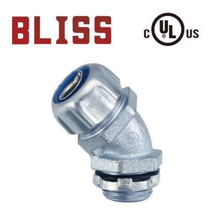 UL/cULus liquid tight 45° connector - NPT thread: N2101