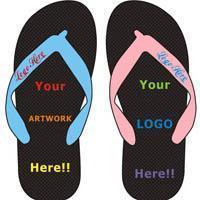 custom personalized﻿﻿ logo  Rubber flip flops
