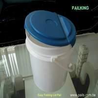 *Easy Folding Lid Pail, Plastic buckets, containers - CPKEZ 3.5, CPKEZ5G, CPKEZ6G