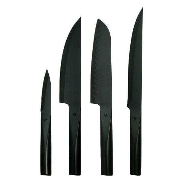 5-pc Kitchen Knife Set | All Stainless with Black Coating!!salesprice